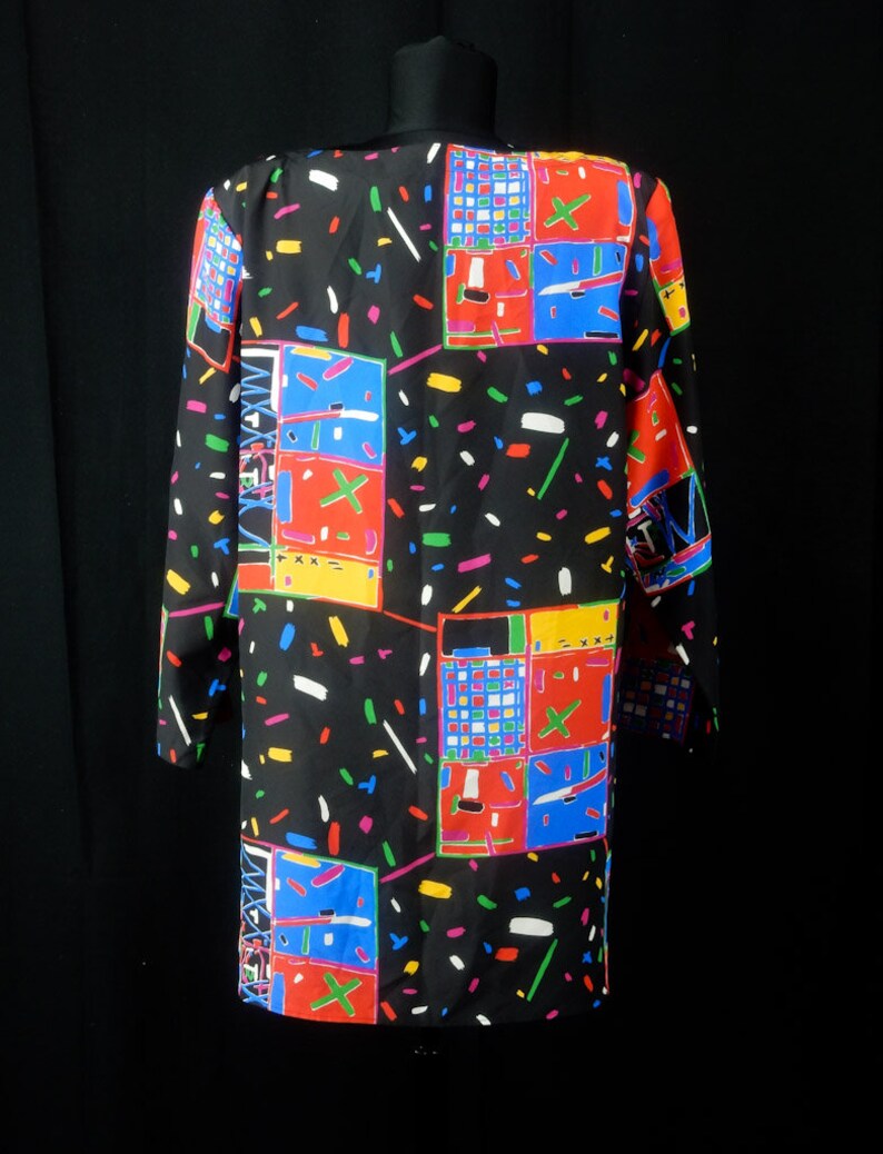 Vintage pop art colorful light Blouse