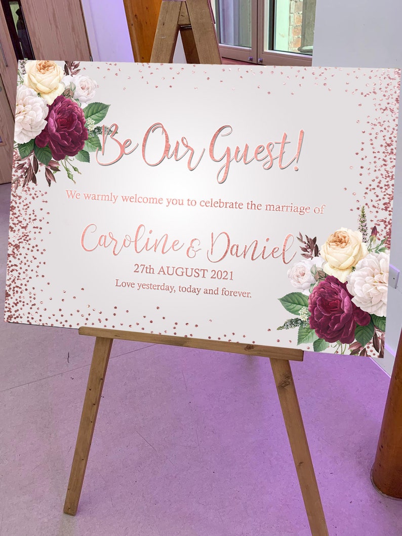 A3 Rose Gold Be Our Guest Wedding Welcome Sign Weddings Signs Valresa Com A3 Rose Gold Be Our Guest Wedding Welcome Sign Weddings Signs Valresa Com
