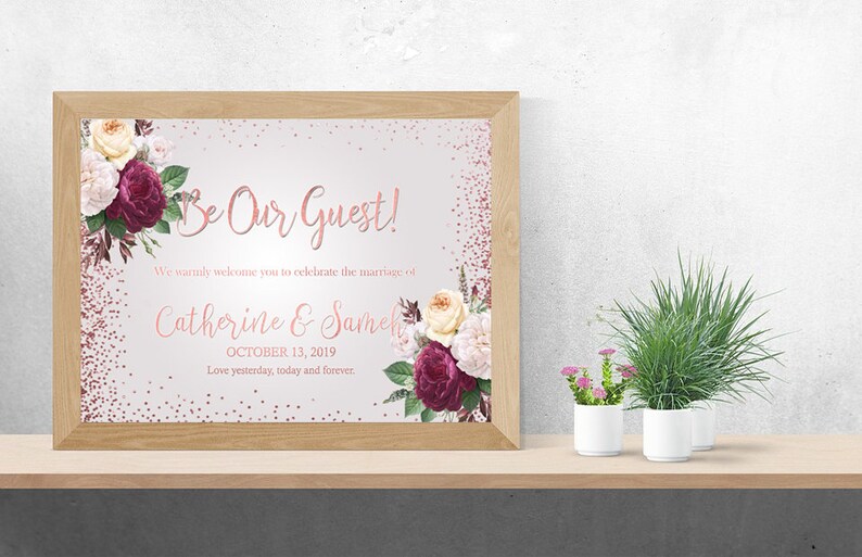 A3 Rose Gold Be Our Guest Wedding Welcome Sign Weddings Signs Valresa Com A3 Rose Gold Be Our Guest Wedding Welcome Sign Weddings Signs Valresa Com