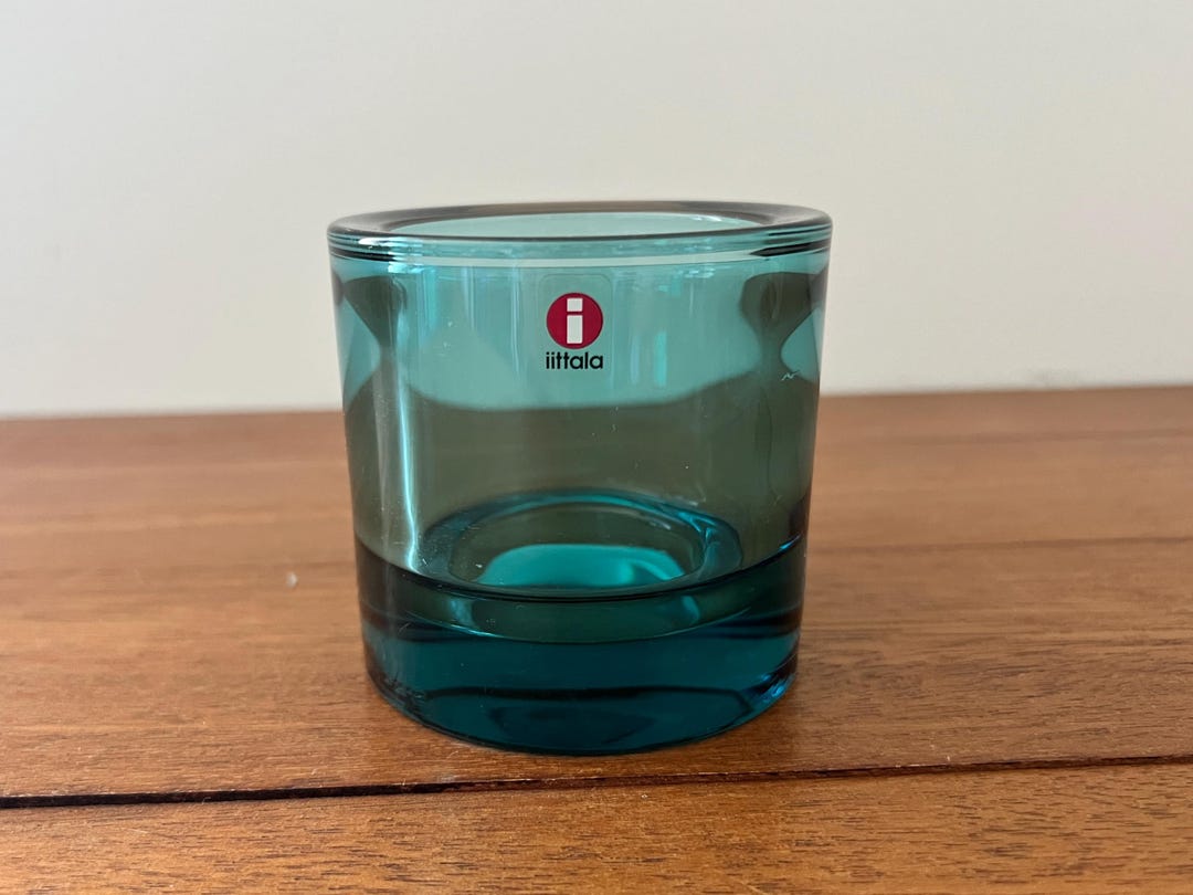 【 marimekko】Big KIVI ✖️2 Iittala / Marimekko Big KIVI Seablue Candle Holder - Etsy