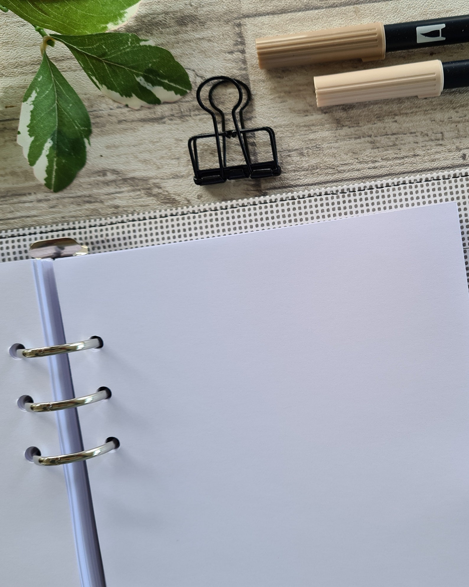 A5 Blank Paper Inserts Plain White Paper Punched and Ready to Etsy