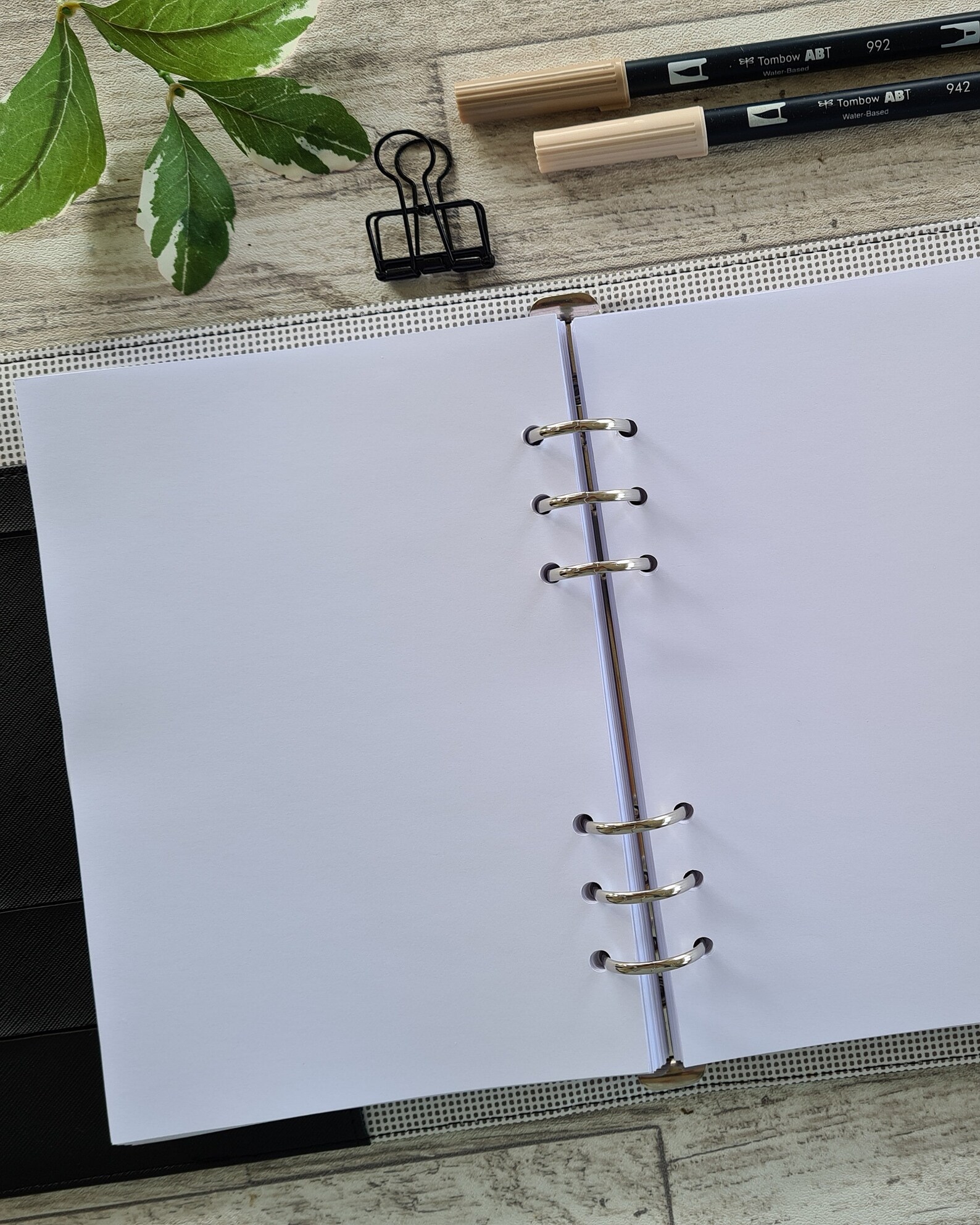 A5 Blank Paper Inserts Plain White Paper Punched and Ready to Etsy