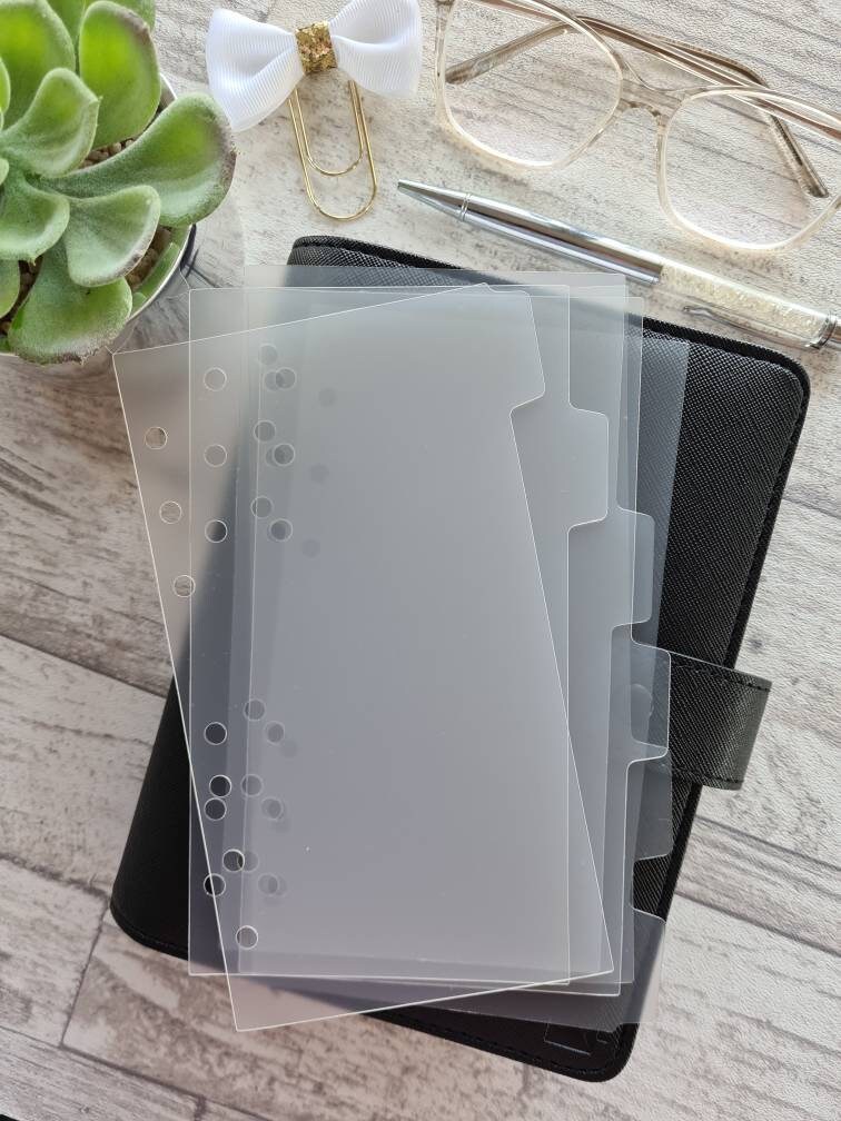 Personal Size Planner Tab Dividers Set of 6 Personal - Etsy
