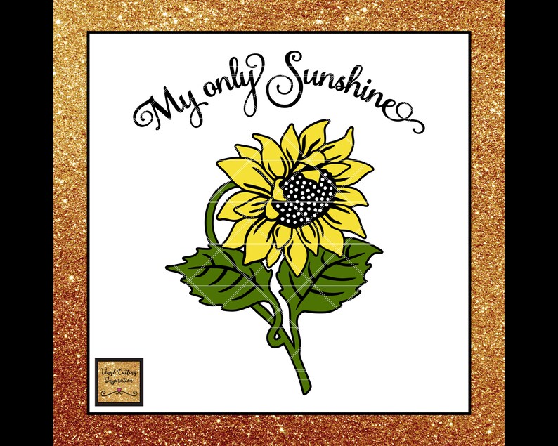 Download You are my Sunshine My Only Sunshine Svg Sunflower Svg | Etsy