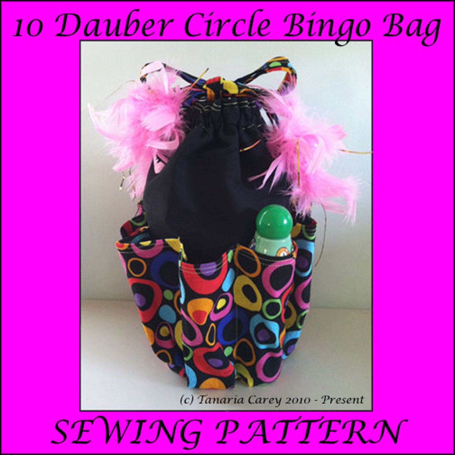 Bingo Bag Sewing Pattern Digital Bingo Bags With Pockets Etsy India
