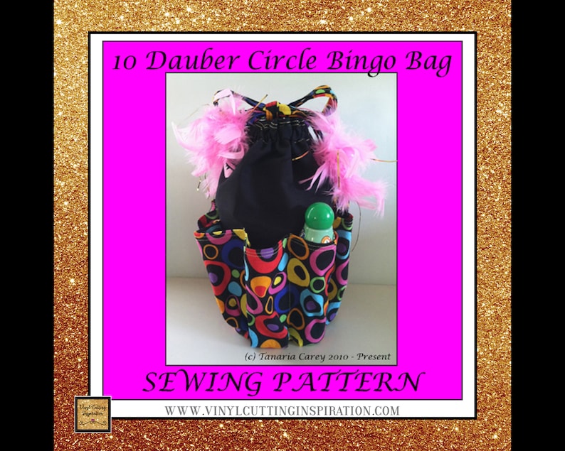 Bingo Bag Sewing Pattern Digital Bingo Bags With Pockets Etsy
