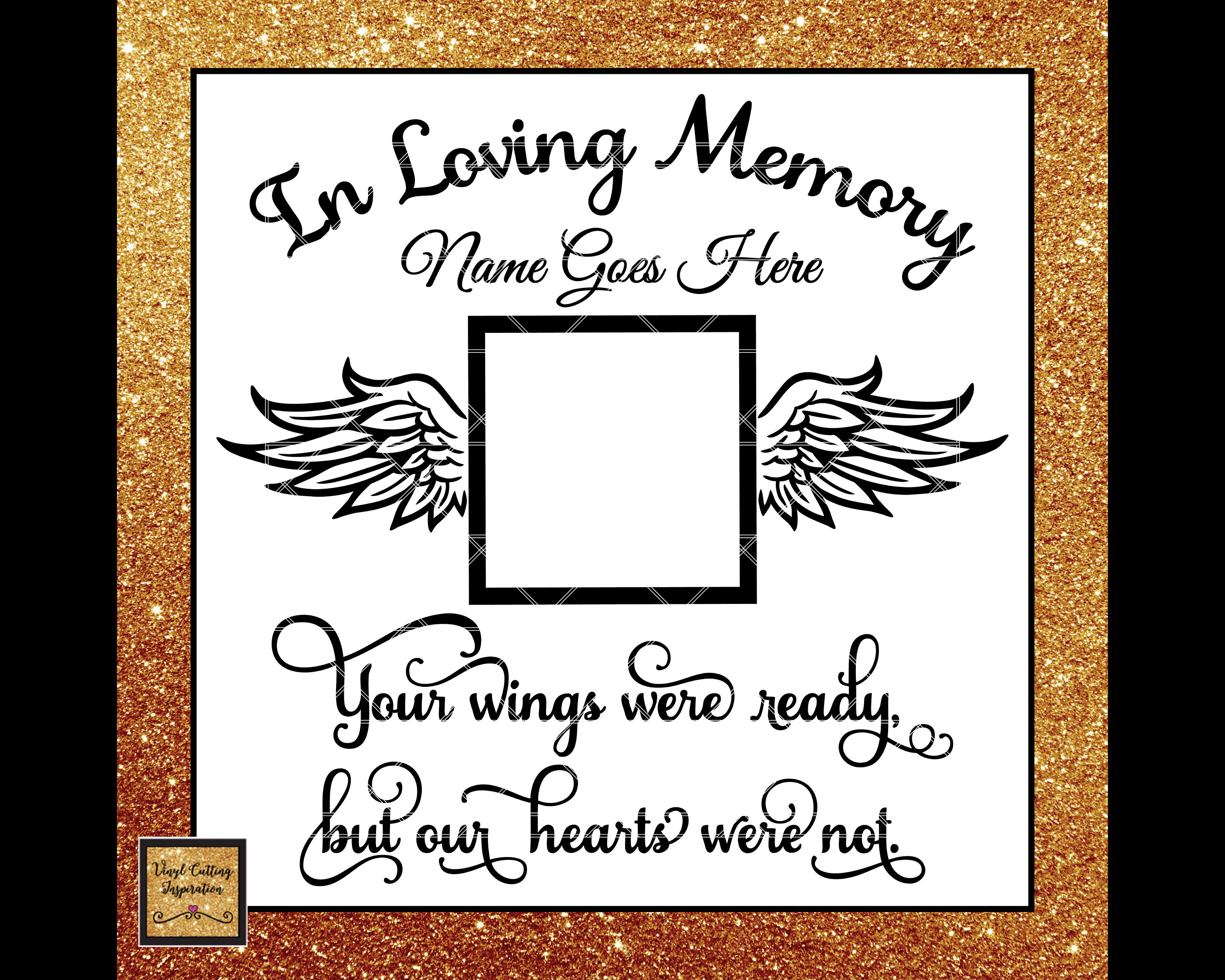 Download In Loving Memory Svg Your Wings Were Ready but Our Hearts | Etsy