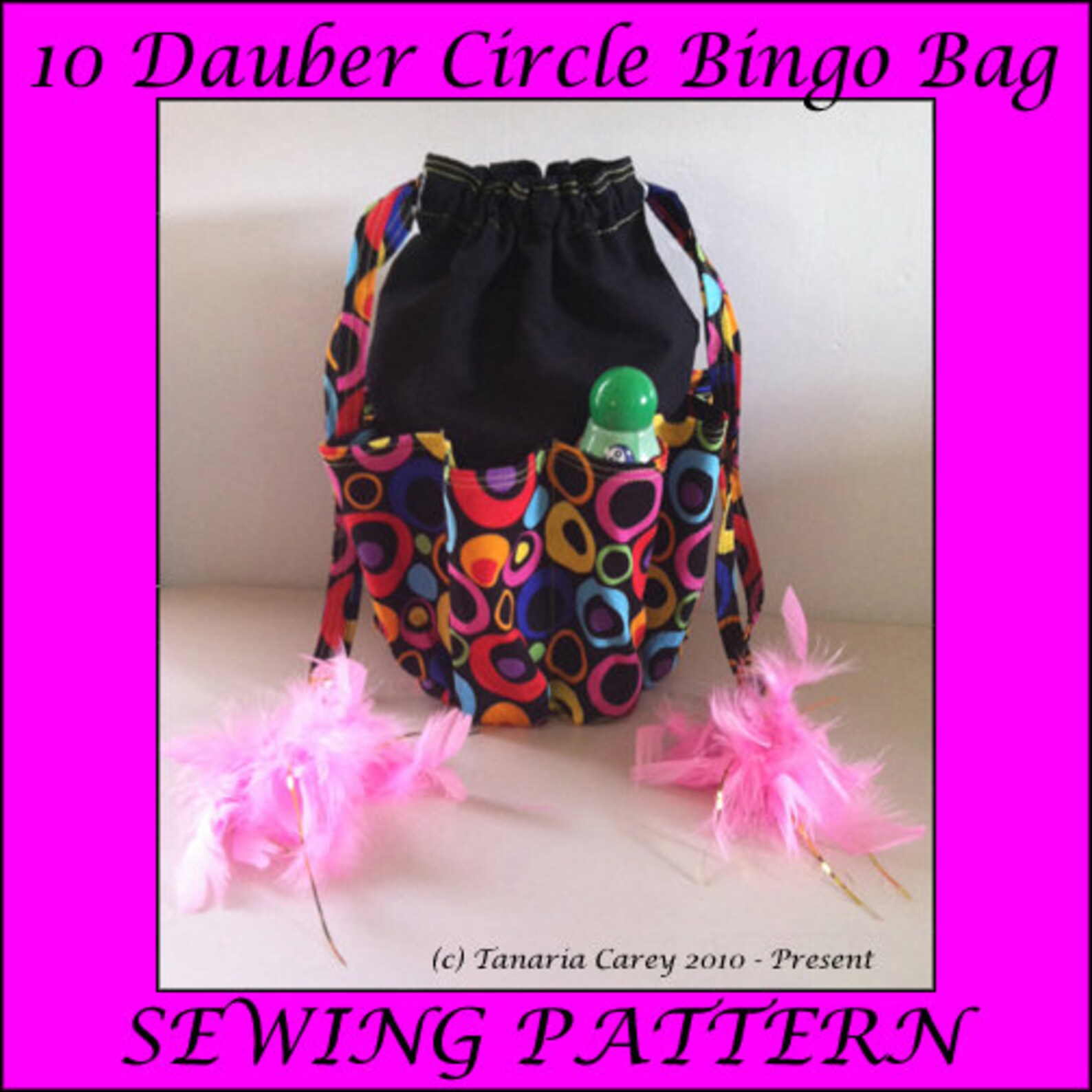 Bingo Bag Sewing Pattern Digital Bingo Bags With Pockets Etsy