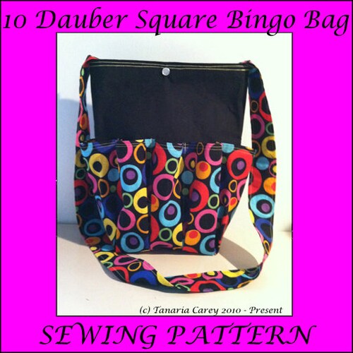 Bingo Bag Sewing Pattern Digital Bingo Bags With Pockets Etsy