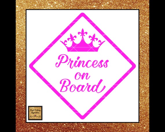 Download Princess on Board Svg Princess Svg Princess Cut File ...