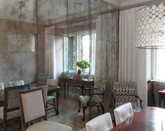 Antique Mirror Tiles Etsy