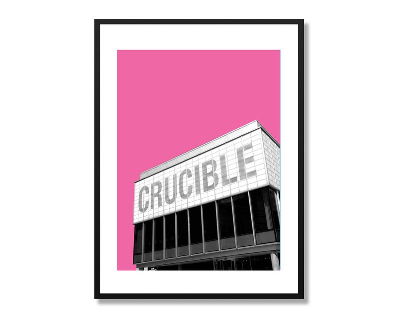 BuildingArchitecture Photography Print The Crucible Theatre Sheffield