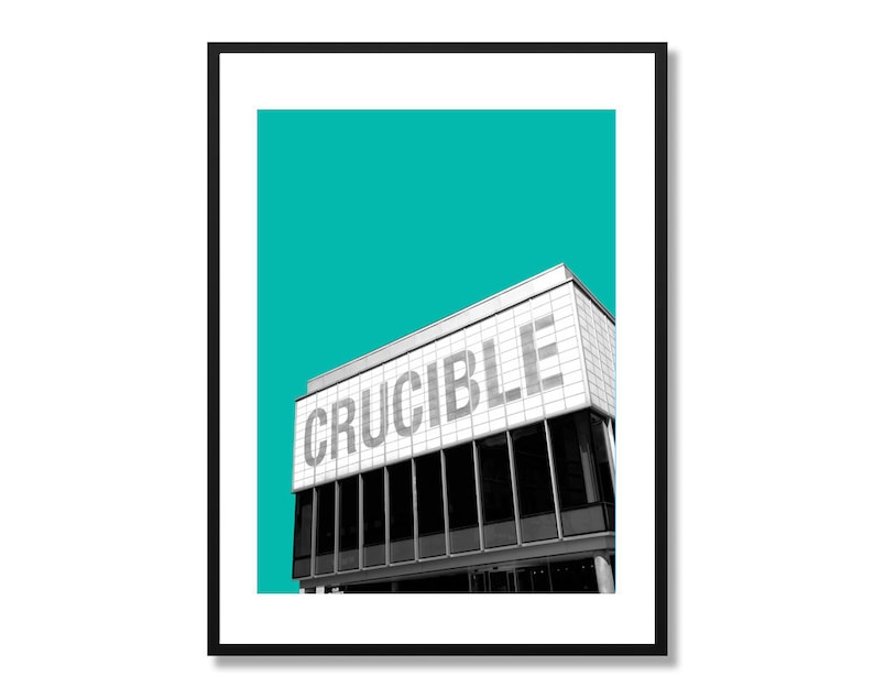 BuildingArchitecture Photography Print The Crucible Theatre Sheffield