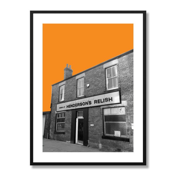 Hendersons Relish Building, Sheffield, Photography Print.