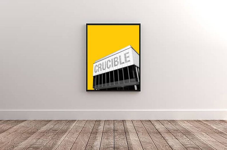 BuildingArchitecture Photography Print The Crucible Theatre Sheffield