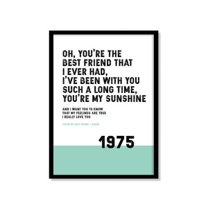 Queen Song Lyrics Prints, a selection of their hits.