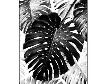 Geometric wall art, abstract painting, modern painting, floral wall art, home decor, large wall art, black and white art, wall art.