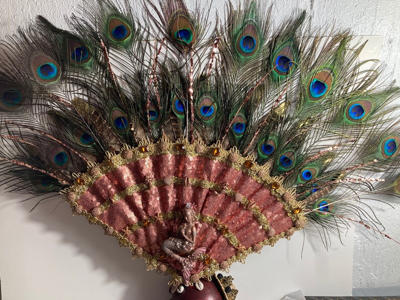 Oshun Abanico/Fan Oshun/Rosegold