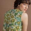 Mondrian Sleeveless Crop Top