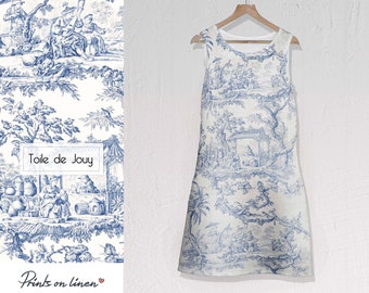 toile pattern dress