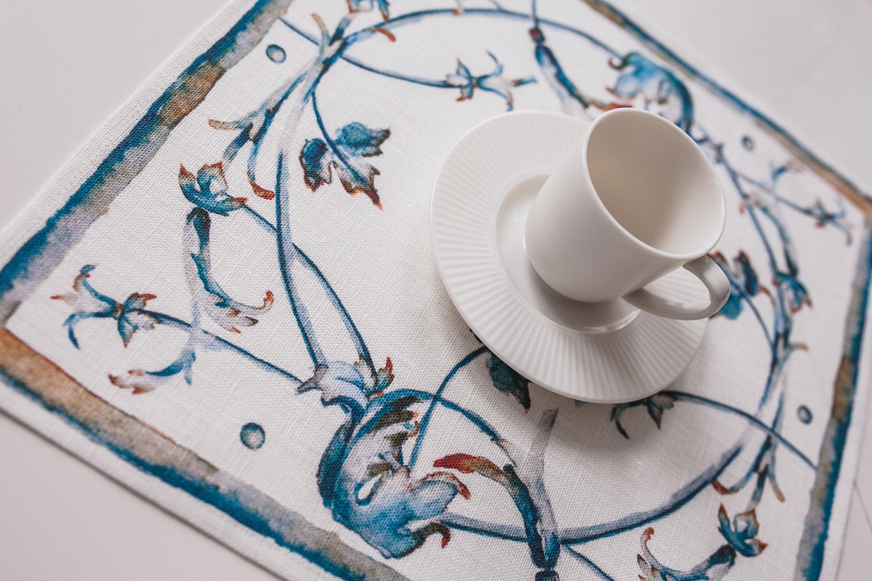 Napkins set, art deco, vintage napkins, napkins ornaments, antique