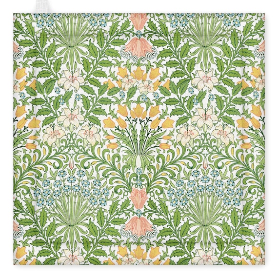 Pot Holder, William Morris, GARDEN, kitchen accessory, linen pot holder, kitchen decoration