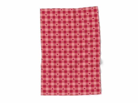 Kitchen towel, Lovers’ Picnic, fabric towel, 100% linen
