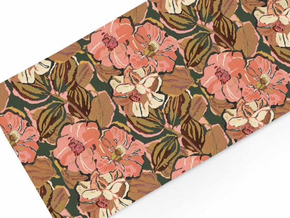 Table runner, Edouard Benedictus, Variation III, 100% linen, Art Deco, linen table top
