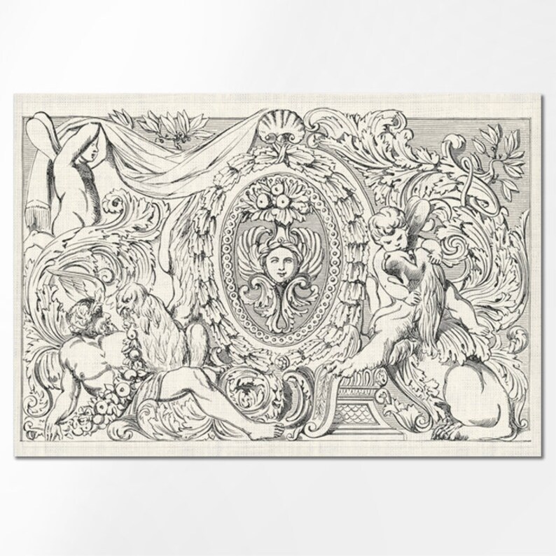 Placemats ANTIQUE Owen Jones Linen Placemats Vintage Etsy