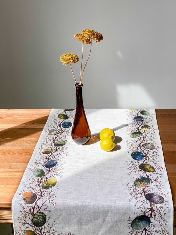 Easter Table Runner, Claude Monet, Easter Decor, Easter Eggs, Linen Table  Runner, Linen, Easter Table, Easter Gift, Eggs Print - Etsy