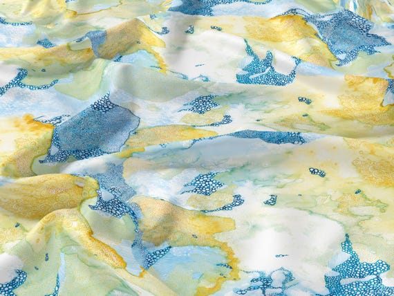 Linen fabric, Bubbles, Fabric by yard, Fabric by meters, 100% linen, Fabric wholesale, Crafting fabric