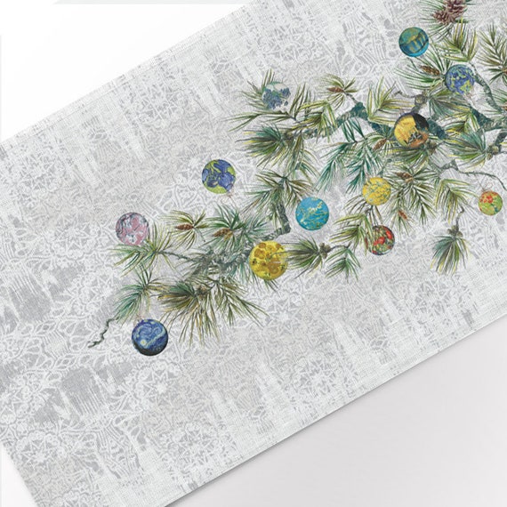 Table runner "1889 Christmas", Christmas decorations, Christmas gift, housewarming gift, Vincent van Gogh, Christmas table decor, Van Gogh