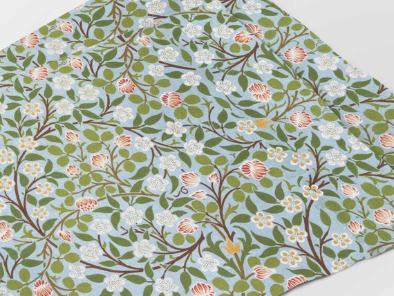 Placemats set, William Morris, Clover, Table decor, Linen placemats, 100% linen, hand made placemats set, matching placemats