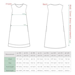 Handmade Linen Dress, Toile de Jouy Floral Print, French Style image 12