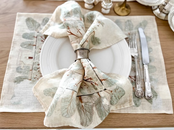 Pesach Linen Napkins Set of 6