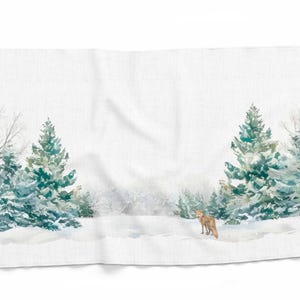 Christmas towel, Kitchen towel, tea towel, linen towel, towel with hook, towel print, 100% linen, gift idea, linen kitchen towel