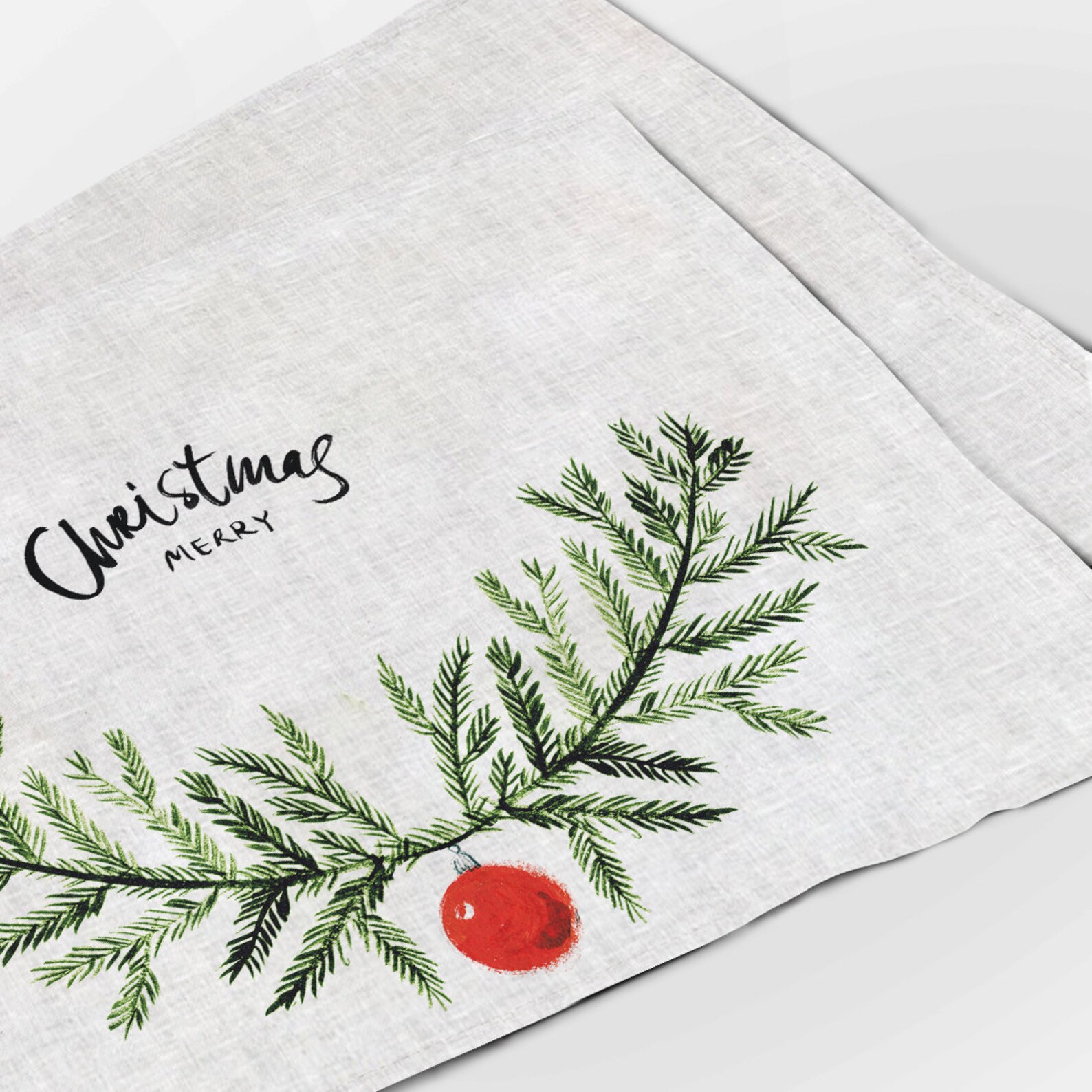Christmas Placemats Merry Christmas Christmas Decor Etsy
