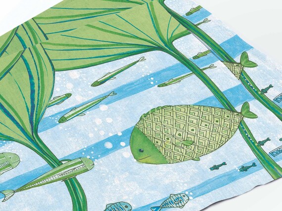 Placemats set, Flow, Milda Kozyroviciute, Storybook Feast, linen placemats, Kids placemats
