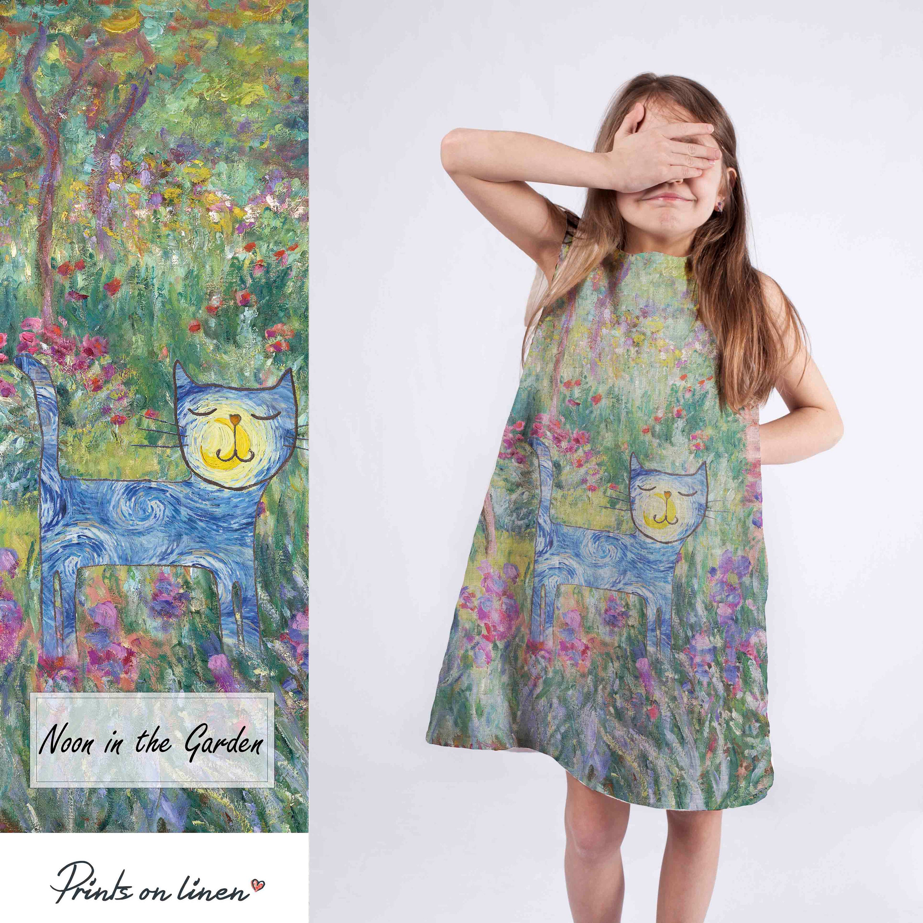 cat flower girl dress