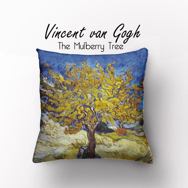 Van Gogh Cushion Cover Linen Pillow Cushion Decorative Etsy