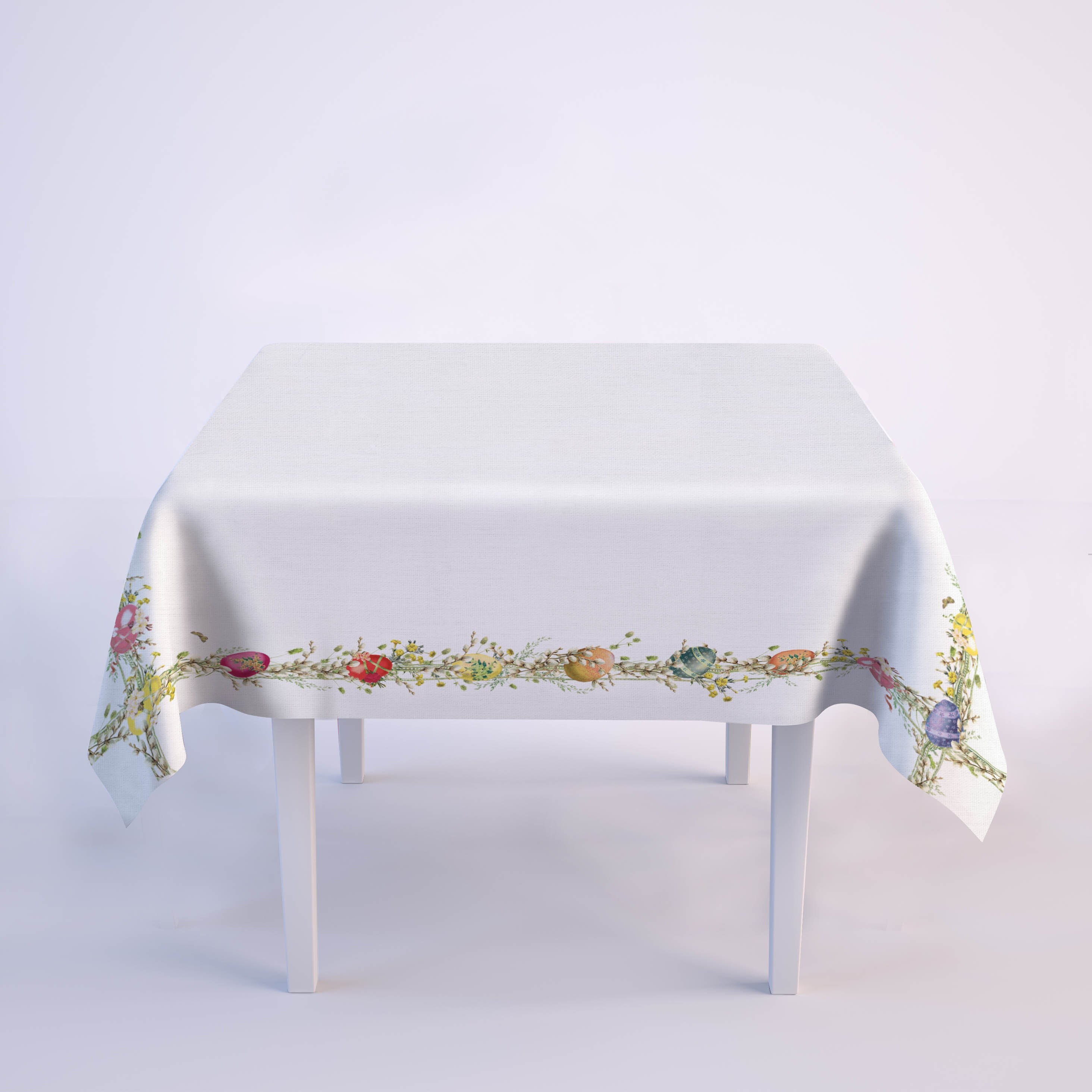 Easter tablecloth, Easter Wreath, Easter, Easter table, Easter table