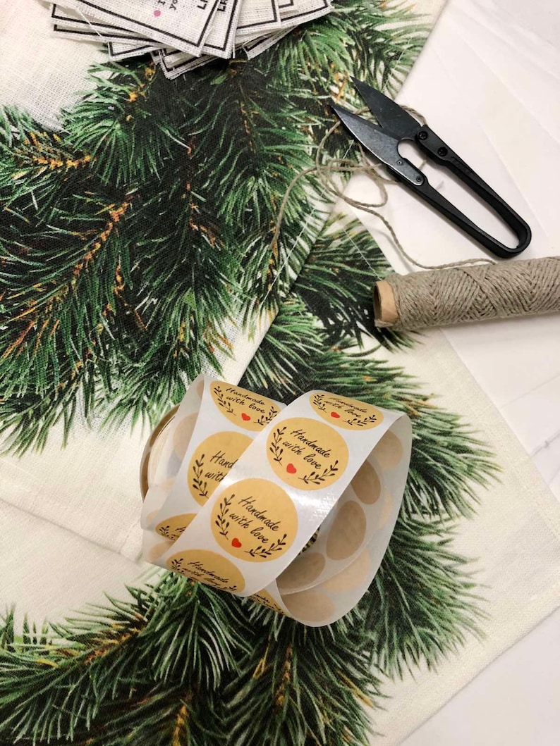 Placemats Set 4 or 6 Christmas Placemats Linen Placemats Etsy