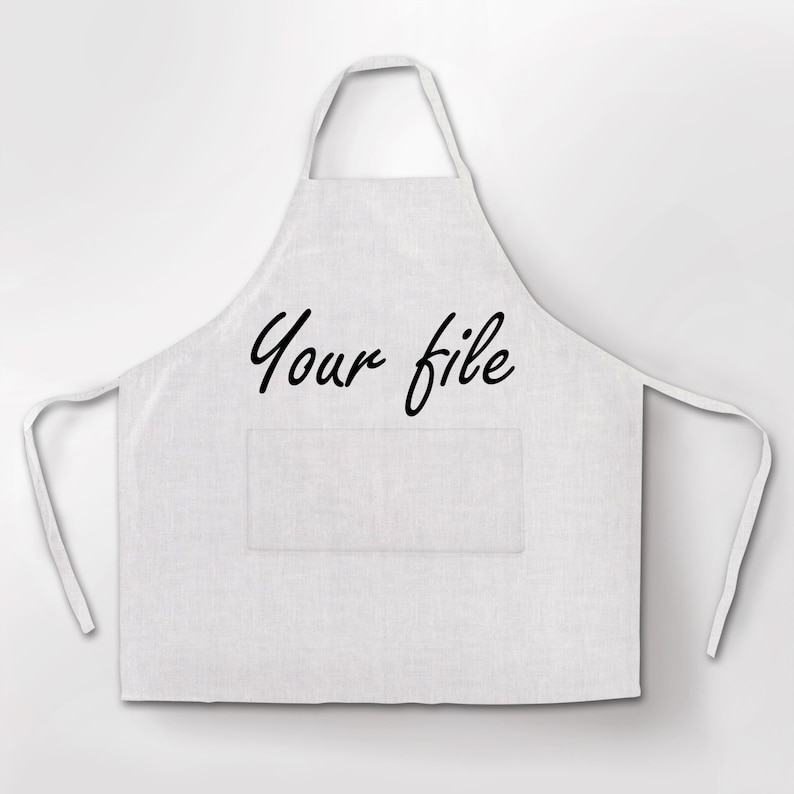 hand made apron custom apron linen apron apron personalized free size Shop apron your file apron natural apron send your file