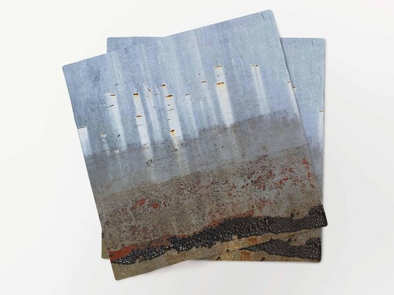 Napkins set, Birches, linen napkins, wabi sabi
