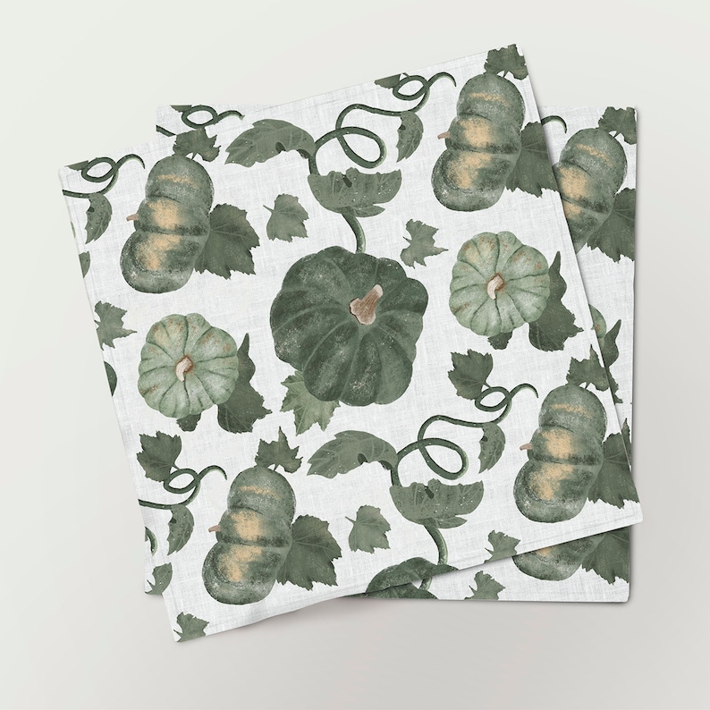 LinenIsLove Pumpkins napkins