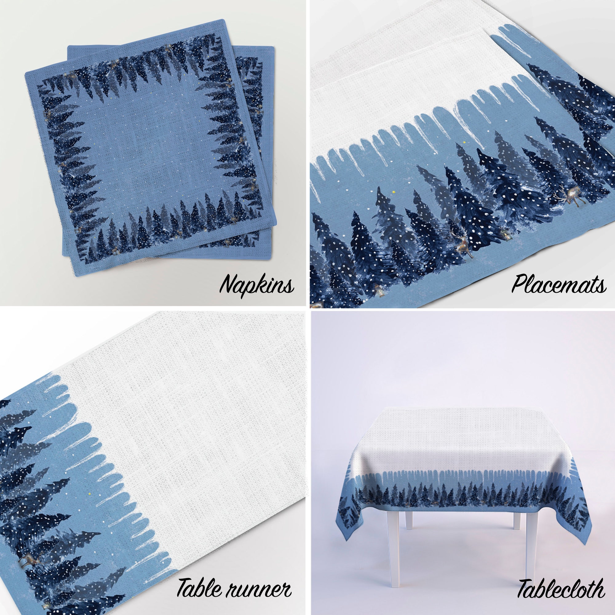 Winter's Placemats