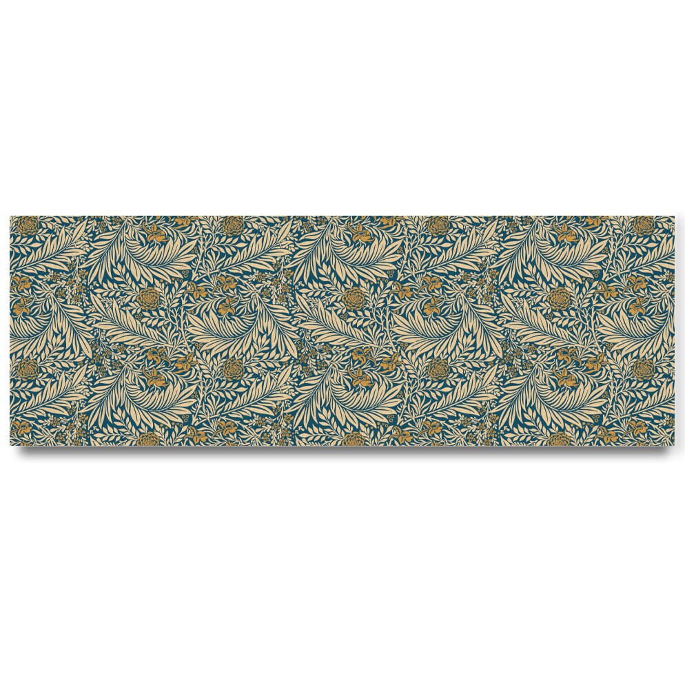 Table runner, Vintage Flowers, linen table runner, 100 linen, custom