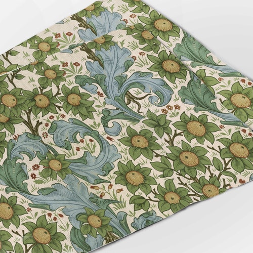 Placemats set, Orchard, 1955, John Henry Dearle, Orange tree, linen placemats, 100% linen, William Morris, custom placemats, LINENISLOVE