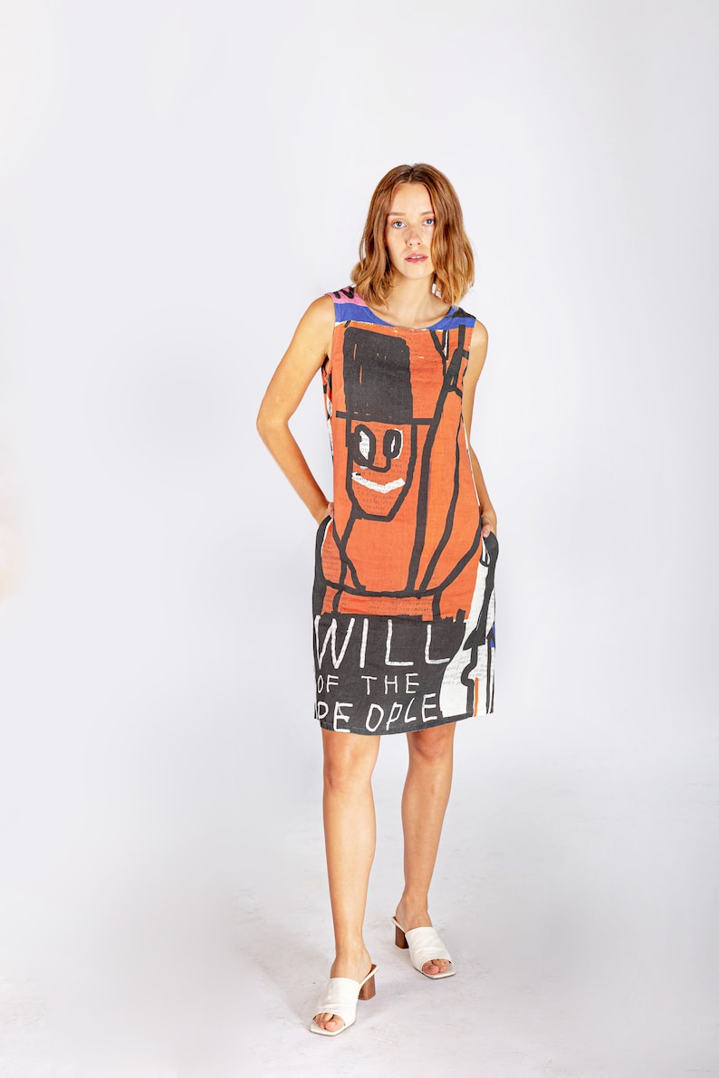 Versatile Linen Graffiti Fashion Set main image 1
