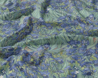 Van Gogh Irislinnetyg, blommönster, metervara